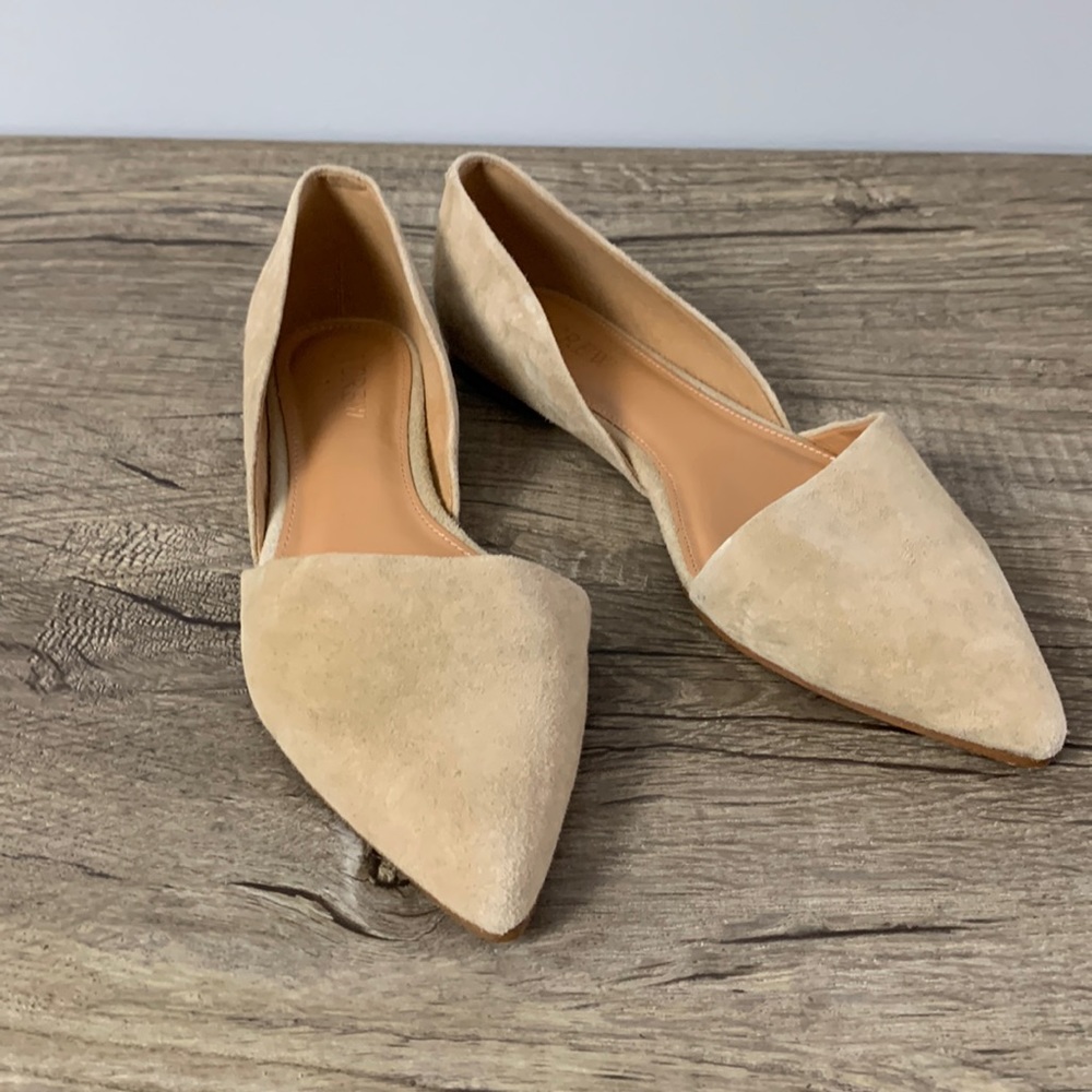 J Crew Suede Leather Flats